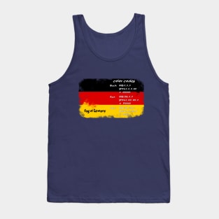 German flag. Tank Top